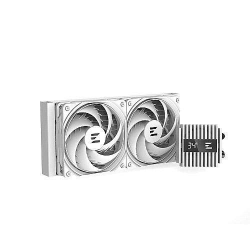 Система жидкостного охлаждения Zalman Alpha 2 A24 ARGB, LGA1851, 1700, 1200, 115x, AM5, AM4, TDP 320W, белый