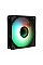 Корпусный вентилятор 2E GAMING Air Cool Infinity ACF120IW-ARGB, 120мм, 1200rpm, 3pin, 3pin+5VARGB, 23dBa, черный