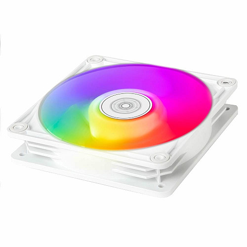 Корпусный вентилятор SilverStone Vista VS120W-ARGB, 120мм, 2000rpm, 4pin PWM, 3pin+5VARGB, 30.6dBa, белый