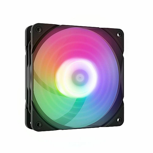 Корпусный вентилятор Zalman AF120R ARGB 120мм, 800-1500rpm, 4pin, PWM, 3pin+5VARGB, 24,3dBa, черный