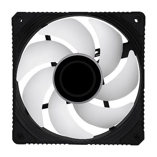 Корпусный вентилятор 2E GAMING Air Cool Infinity ACF120IW-ARGB, 120мм, 1200rpm, 3pin, 3pin+5VARGB, 23dBa, черный