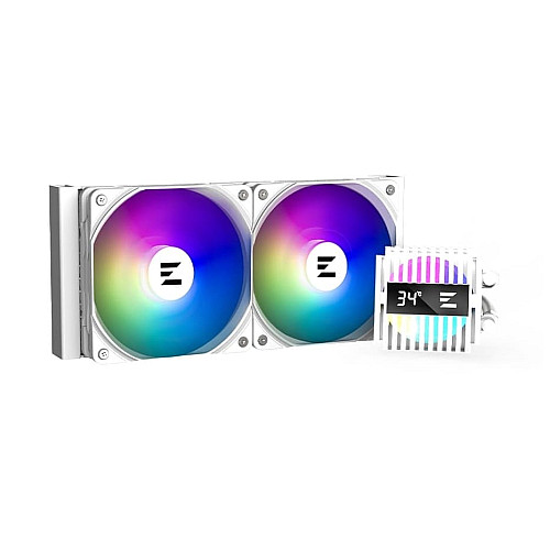 Система жидкостного охлаждения Zalman Alpha 2 A24 ARGB, LGA1851, 1700, 1200, 115x, AM5, AM4, TDP 320W, белый