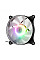 Корпусний вентилятор 2E GAMING Air Cool ACF120VB-ARGB 120мм, 1200rpm, 4pin, 23dBa, чорний