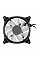 Корпусний вентилятор 2E GAMING Air Cool X Fan ACF120XB-ARGB, 120мм, 1200rpm, 3pin, 3pin +5VARGB, 20,4dBa, чорний
