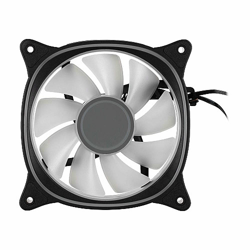 Корпусний вентилятор 2E GAMING Air Cool X Fan ACF120XB-ARGB, 120мм, 1200rpm, 3pin, 3pin +5VARGB, 20,4dBa, чорний