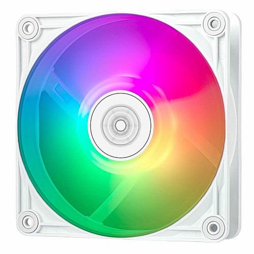 Корпусный вентилятор SilverStone Vista VS120W-ARGB, 120мм, 2000rpm, 4pin PWM, 3pin+5VARGB, 30.6dBa, белый