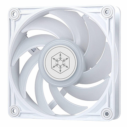 Корпусный вентилятор SilverStone Vista VS120W-ARGB, 120мм, 2000rpm, 4pin PWM, 3pin+5VARGB, 30.6dBa, белый