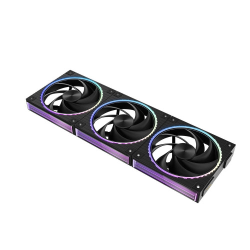 Корпусний вентилятор Zalman ZM-DF120  ARGB,  120мм, 800-2300rpm, 4pin, PWM, 3pin+5VARGB, 34,5dBa, POGO pin, Magnetic,  чорний