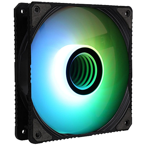Корпусный вентилятор 2E GAMING Air Cool Infinity ACF120IW-ARGB, 120мм, 1200rpm, 3pin, 3pin+5VARGB, 23dBa, черный
