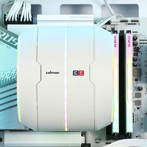 Процессорный кулер Zalman ZET5, ARGB LGA 1851, 1700, 1200, 115x, AM5, AM4, 4pin PWM, 3pin+5VARGB, TDP200W, белый