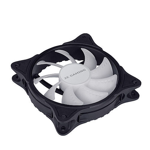 Корпусний вентилятор 2E GAMING F120IR-ARGB, 120мм, 1200rpm, 3pin, 3pin +5VARGB, 25.3dBa, чорний