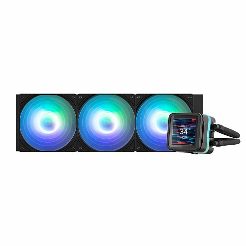 Система жидкостного охлаждения Zalman Alpha 2DS A36 ARGB, LGA1851, 1700, 1200, 115x, AM5, AM4, TDP 350W, черный