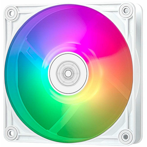Корпусный вентилятор SilverStone Vista VS120W-ARGB, 120мм, 2000rpm, 4pin PWM, 3pin+5VARGB, 30.6dBa, белый