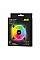 Корпусний вентилятор 2E GAMING Air Cool ACF120VB-ARGB 120мм, 1200rpm, 4pin, 23dBa, чорний