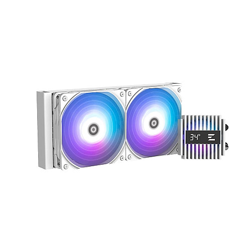 Система жидкостного охлаждения Zalman Alpha 2 A24 ARGB, LGA1851, 1700, 1200, 115x, AM5, AM4, TDP 320W, белый