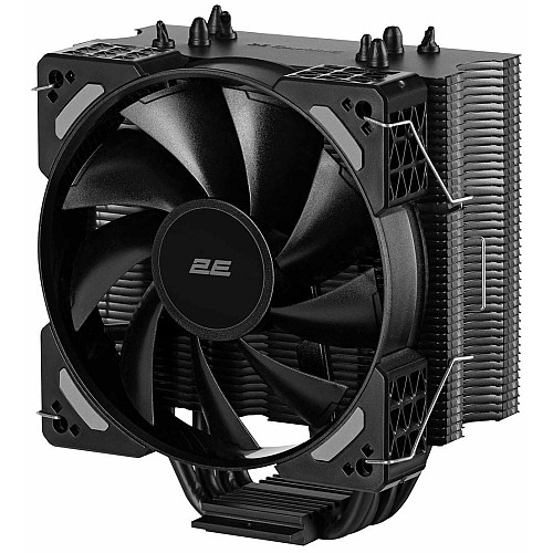 Процессорный кулер 2E GAMING Air Cool ACN120-S, LGA1851, 1700, 1366, 1200, 115x, AM5, AM4, AM3, AM3+, AM2, AM2+, FM2, FM1, 4pin PWM, TDP 18