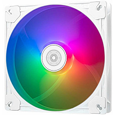 Корпусний вентилятор  SilverStone Vista VS140W ARGB, 140мм, 1600rpm, 4pin PWM, 3pin +5VARGB, 30.8dBa, білий