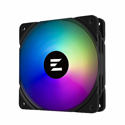 Корпусный вентилятор Zalman AF120 ARGB, 120мм, 600-2000rpm, 4pin PWM, 3pin+5VARGB, 29.7dBa, черный