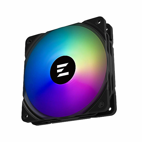 Корпусный вентилятор Zalman AF120 ARGB, 120мм, 600-2000rpm, 4pin PWM, 3pin+5VARGB, 29.7dBa, черный