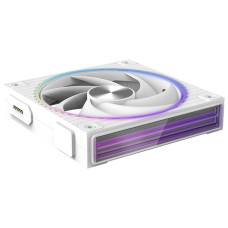 Корпусний вентилятор Zalman ZM-DF120  ARGB,  120мм, 800-2300rpm, 4pin, PWM, 3pin+5VARGB, 34,5dBa, POGO pin, Magnetic,  білий
