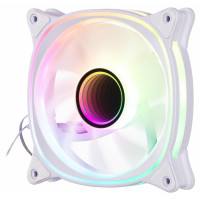 Корпусний вентилятор 2E GAMING Air Cool X Fan ACF120XB-ARGB, 120мм, 1200rpm, 3pin, 3pin +5VARGB, 20,4dBa, білий