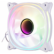 Корпусний вентилятор 2E GAMING Air Cool X Fan ACF120XB-ARGB, 120мм, 1200rpm, 3pin, 3pin +5VARGB, 20,4dBa, білий