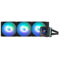 Система жидкостного охлаждения Zalman Alpha 2DS A36 ARGB, LGA1851, 1700, 1200, 115x, AM5, AM4, TDP 350W, черный