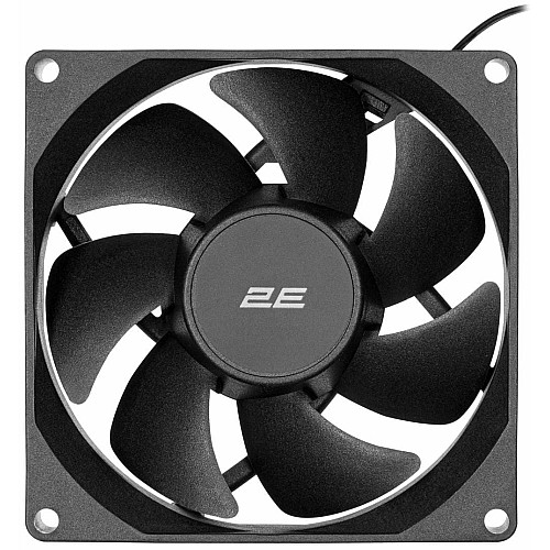 Корпусний вентилятор 2E F90B-S 90мм, 1700 rpm, 4pin MOLEX,  25dBa, чорний