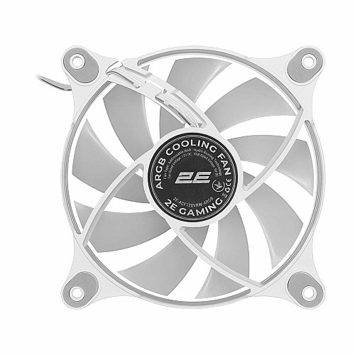Корпусный вентилятор 2E GAMING Air Cool ACF120VRW-ARGB 120мм, 1200rpm, 4pin, 23dBa, reversed, чбил