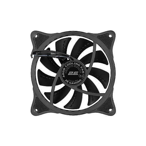 Корпусний вентилятор 2E GAMING F120OR-ARGB, 120мм, 1200rpm, 3pin, 3pin +5VARGB, 25.3dBa, чорний
