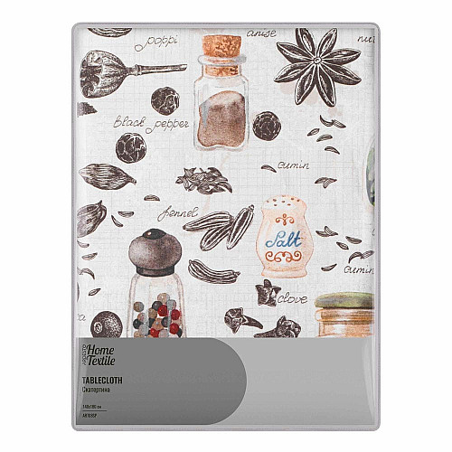 Скатерть ARDESTO Spice 140х180см, 90% полиэстер, 10% хлопок