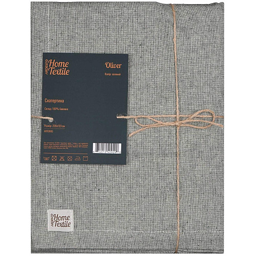 Скатертина ARDESTO Oliver, 133х220см, 100% бавовна, зелений