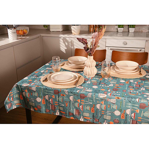 Скатерть ARDESTO Cookery 140х180см, 90% полиэстер, 10% хлопок