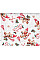Скатерть ARDESTO Christmas Gingerbread 140х180см, 100% полиэстер, красный