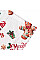 Ранер ARDESTO Christmas Gingerbread 33х137см, 100% поліестер, червоний
