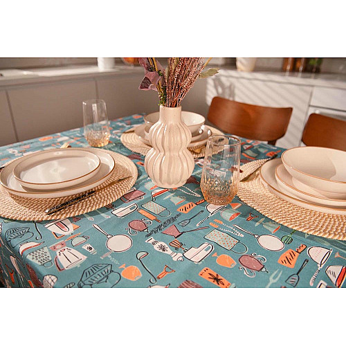 Скатерть ARDESTO Cookery 140х180см, 90% полиэстер, 10% хлопок
