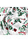 Скатертина ARDESTO Christmas Tree 120х140см, 100% поліестер, зелений
