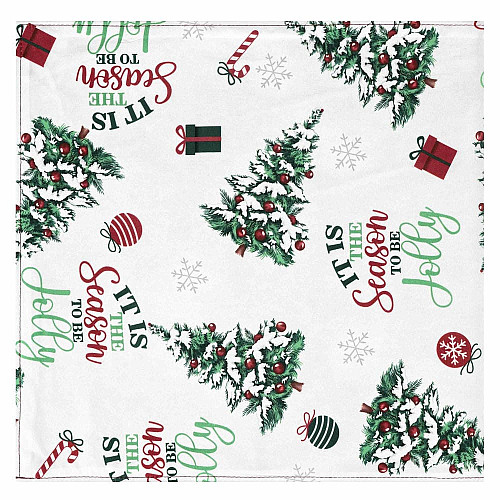 Ранер ARDESTO Christmas Tree 33х137см, 100% поліестер, зелений