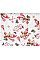 Скатерть ARDESTO Christmas Gingerbread 120х140см, 100% полиэстер, красный