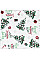 Ранер ARDESTO Christmas Tree 33х137см, 100% поліестер, зелений
