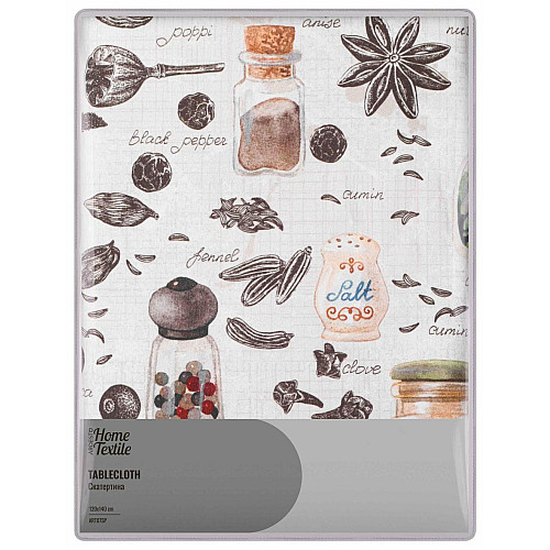 Скатертина ARDESTO Spice 120х140см, 90% поліестер, 10% бавовна