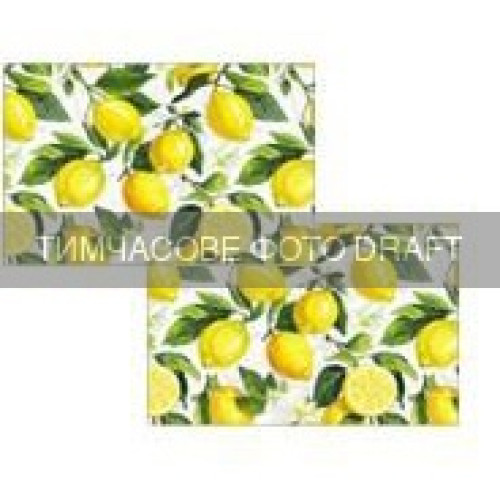 Набір серветок серв. ARDESTO Sicilian lemons 30х45см, 2шт, 100% поліестер, зелений