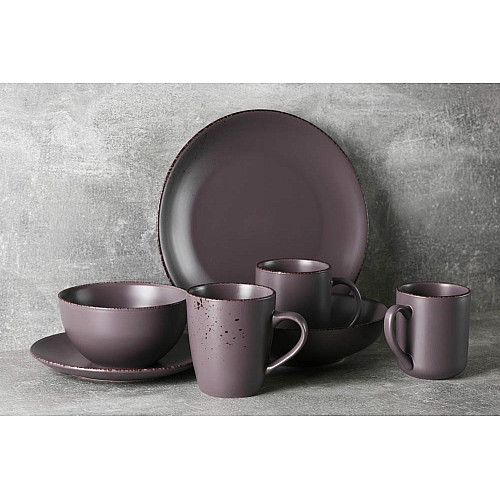 Чашка ARDESTO Lucca Grey brown, 360мл,  кераміка, коричневий