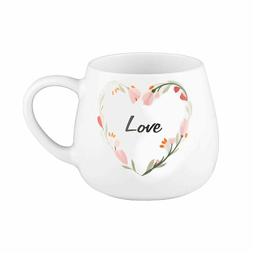 Чашка ARDESTO Love, 390мл, фарфор, многоцветный