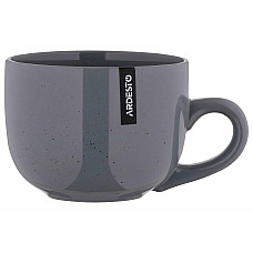 Чашка ARDESTO Bagheria Grey, 480мл, кераміка, сірий
