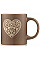Чашка ARDESTO Heart, 320мл, кераміка, сірий