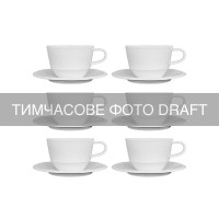 Сервіз чайний ARDESTO Ancona, 12 предметів, 230мл, порцеляна, білий