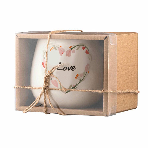 Чашка ARDESTO Love, 390мл, фарфор, многоцветный