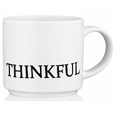 Чашка ARDESTO Thinkful, 420мл, кераміка, білий