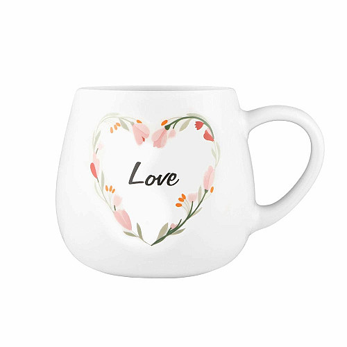 Чашка ARDESTO Love, 390мл, фарфор, многоцветный
